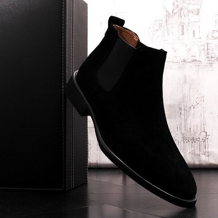 Men Suede Chelsea Boots