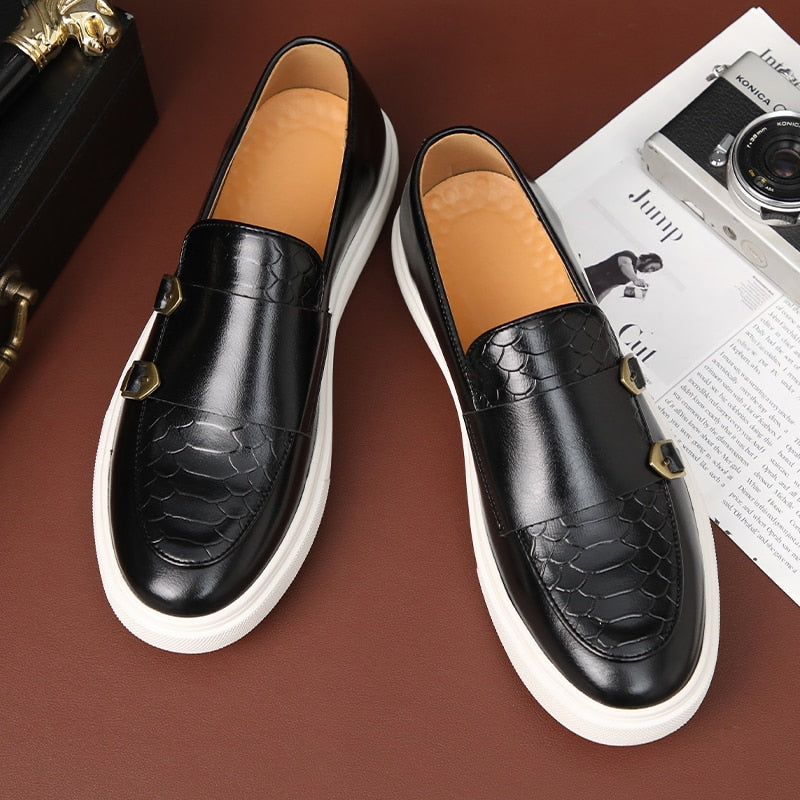 TC Double Buckle Monk Shoes