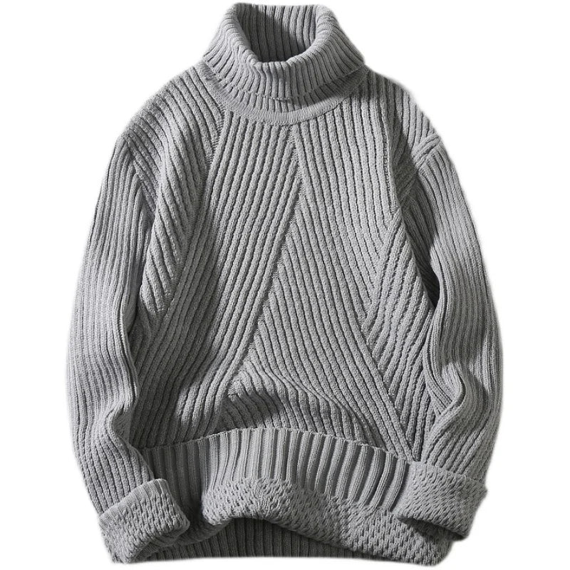 TC Turtleneck Knitted Thick Sweater