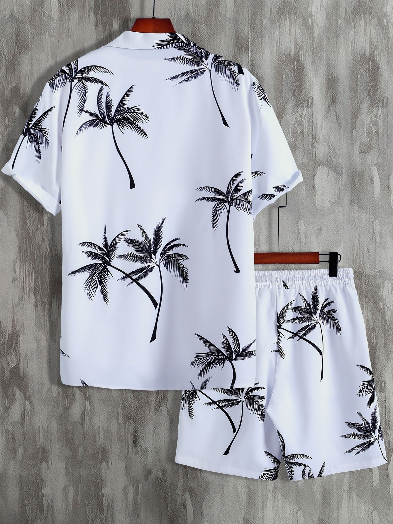 Random Palm Tree Print Shirt