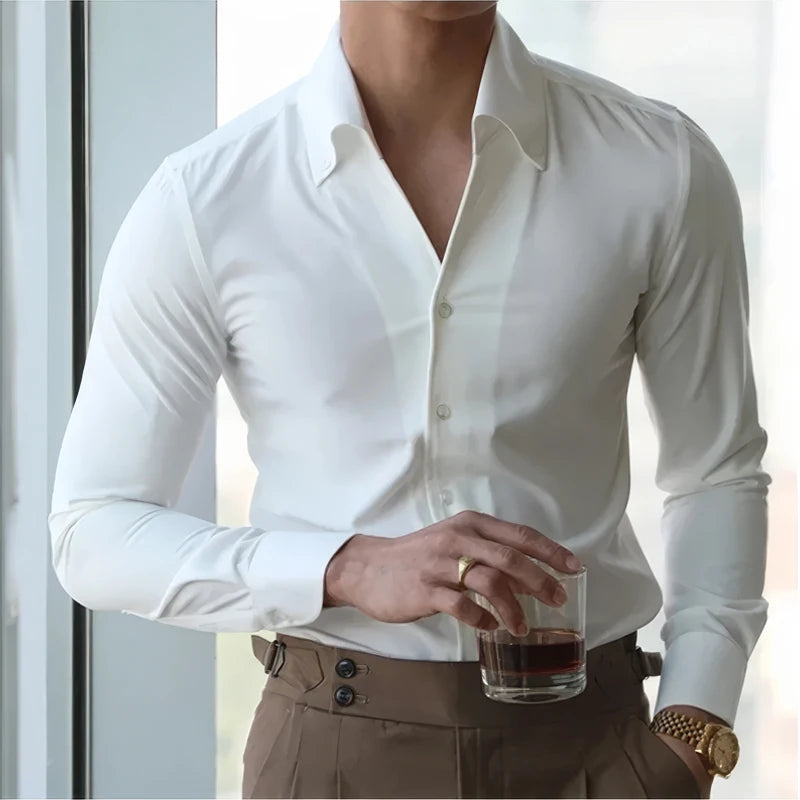 Men's Italian Collar Shirt