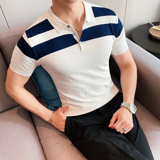 Toxyno Striped Slim Shirts