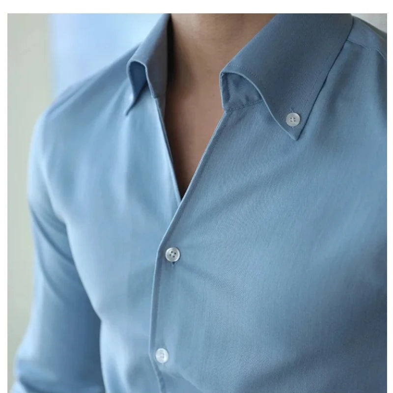 Men's Italian Collar Shirt