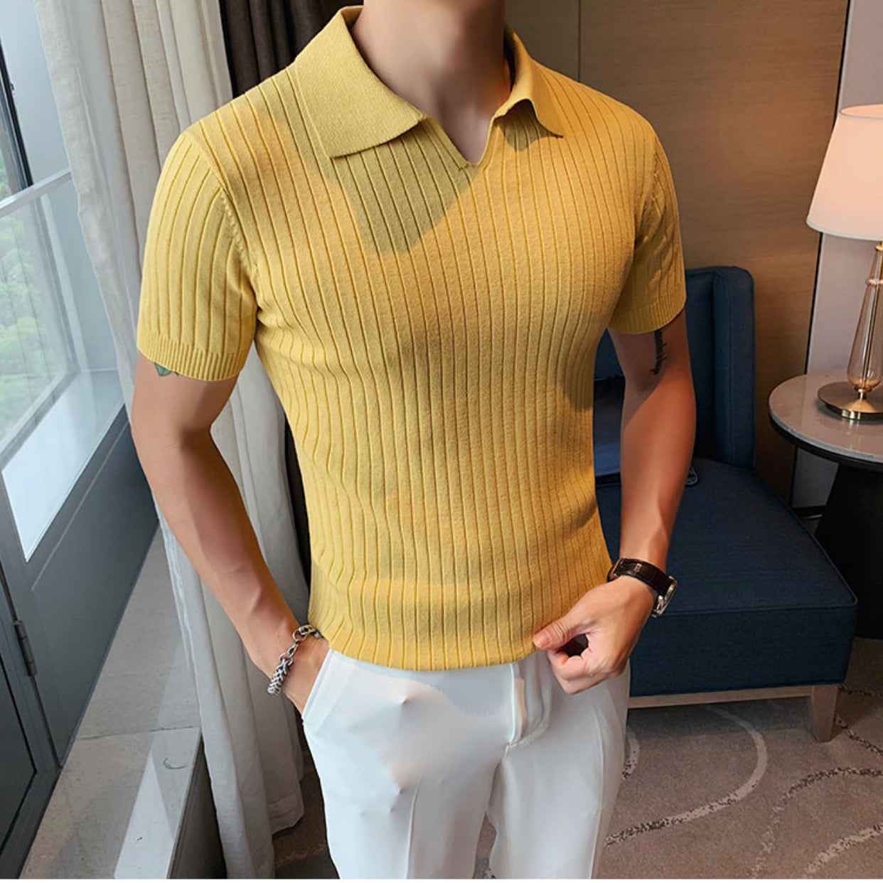 Casual Knit Fashions Polo Shirts