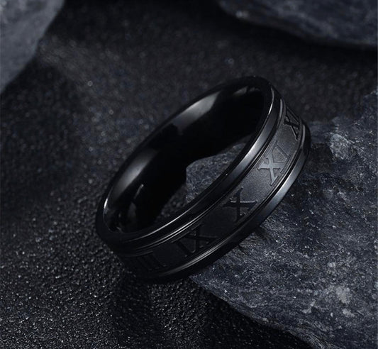 Roman Numerals Fashion Rings