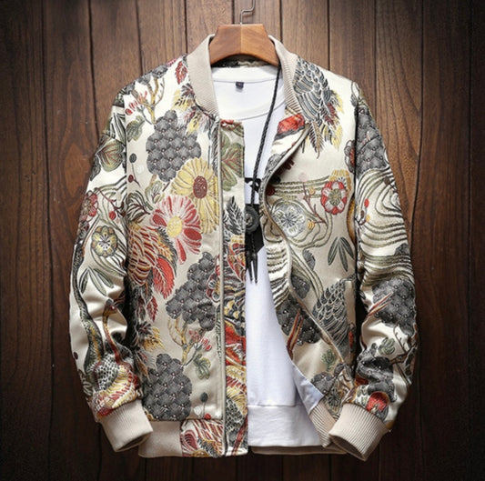 Embroidery Men Jacket | Autumn Winter Men Jacket | TOXYNO