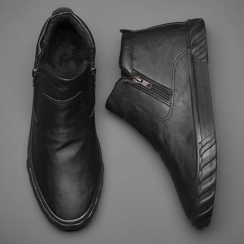Max Leather Casual Boots