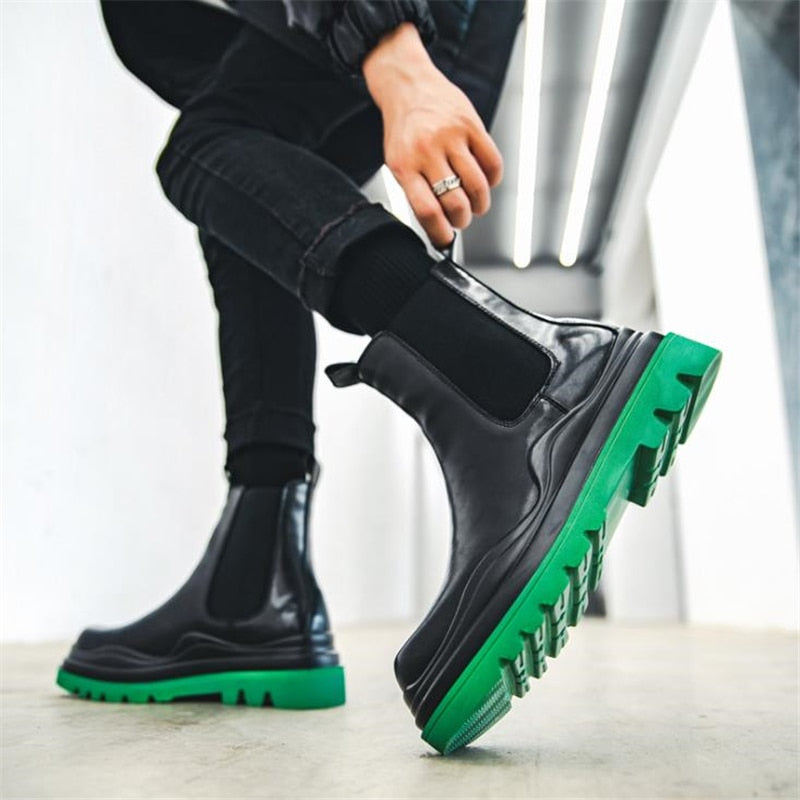 Platform Chelsea Boots