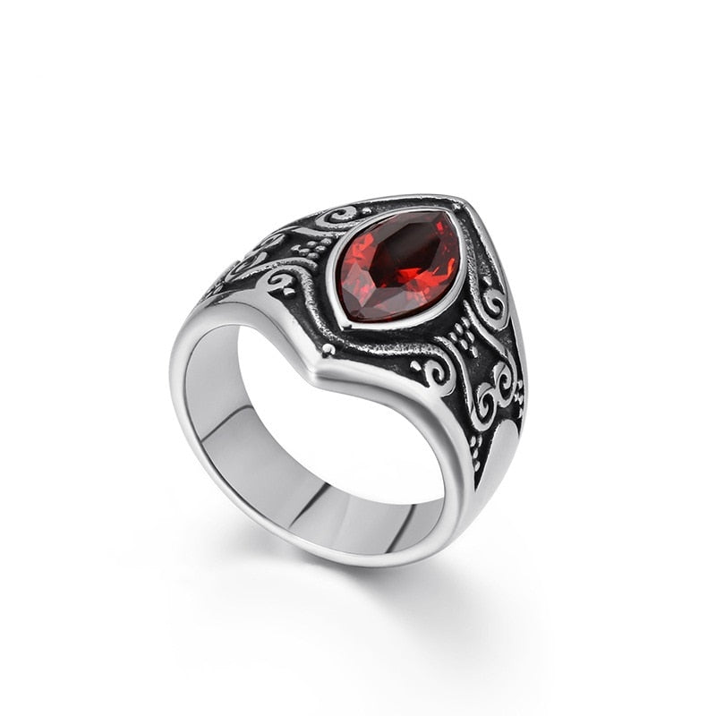 Vintage Red Stone Ring