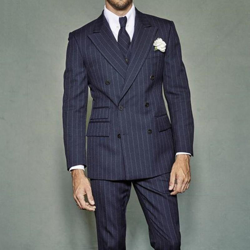 Classic Pinstripe 2-Piece Suit
