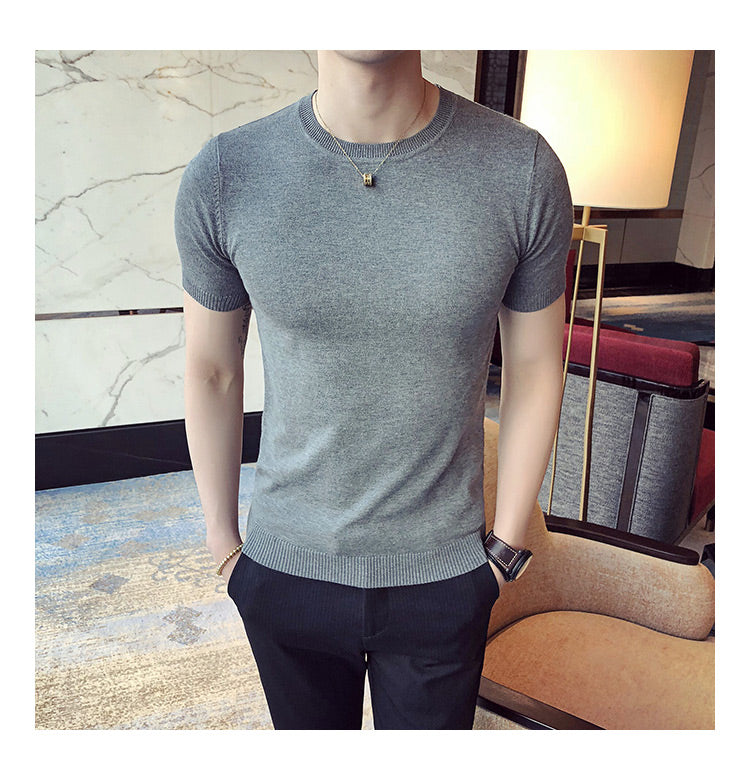 Casual Fashion Knit T-shirt