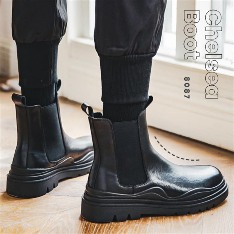 Platform Chelsea Boots