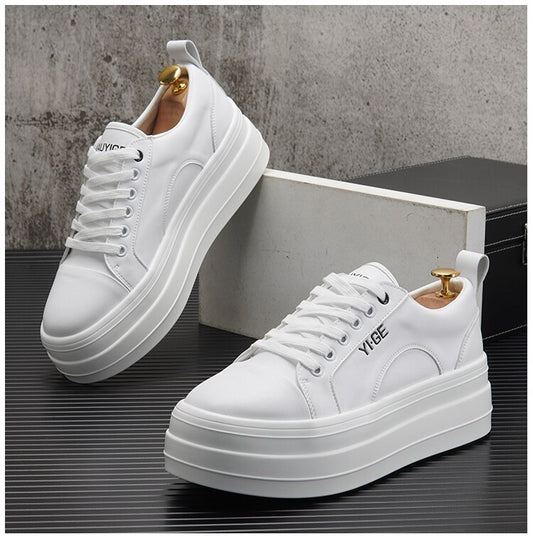 Leather Platform Sneakers