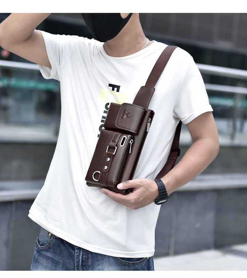 Leather Male Shoulder Bags
