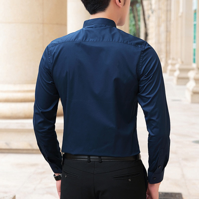 Stand Collar Casual Shirts
