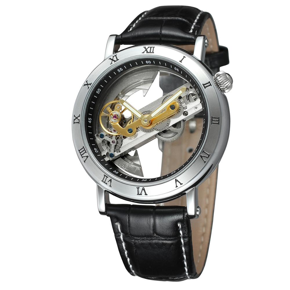 Skeleton Automatic Wrist Watch