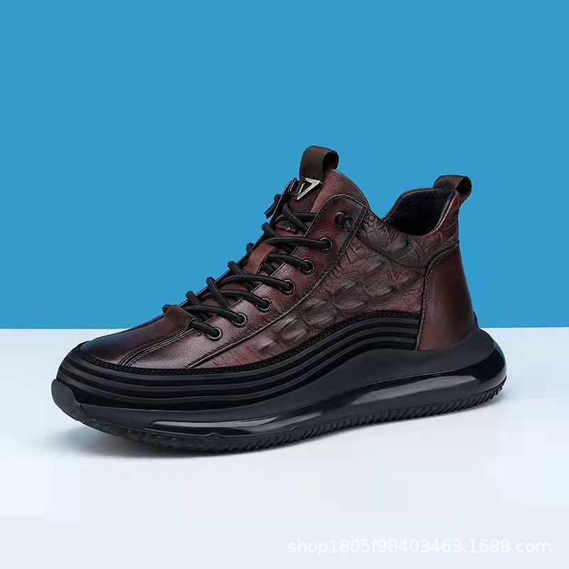 Toxyno Platform Leather Sneakers