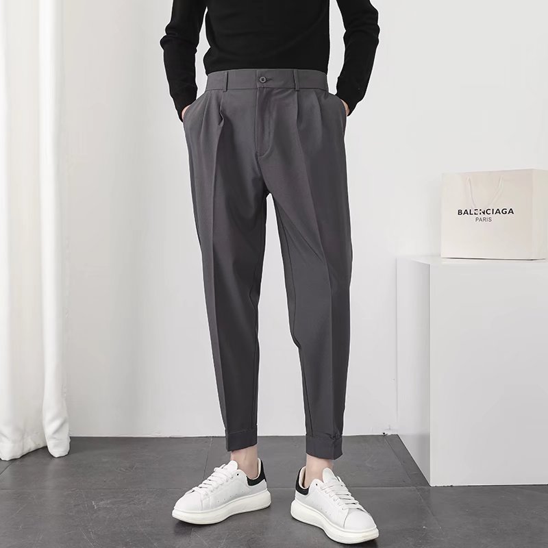 Fashion Korean Style Pleated Pants