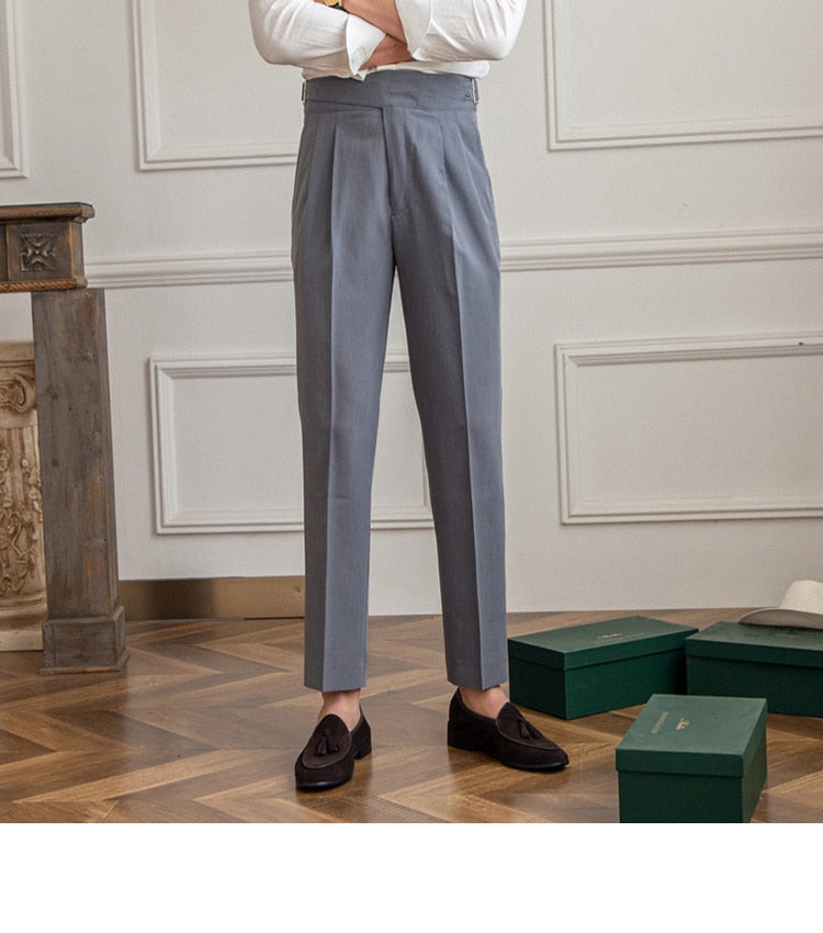 Fashion Gray Mens Dress Pant