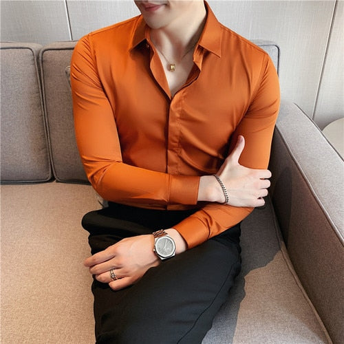 Stretch  Formal Dress Shirts