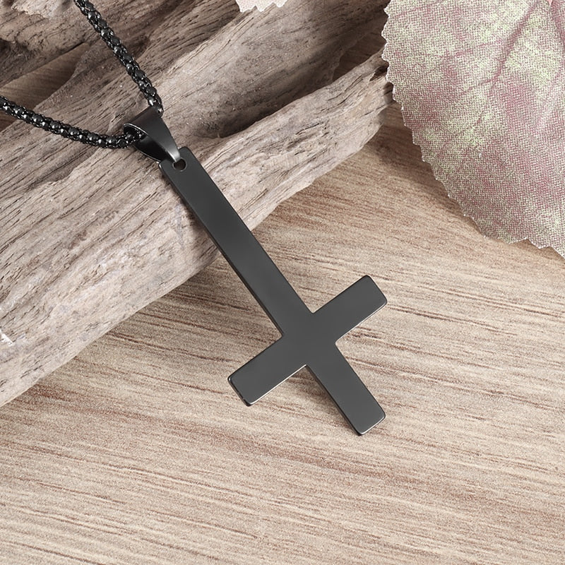 Cross Rosary Pendant Necklace