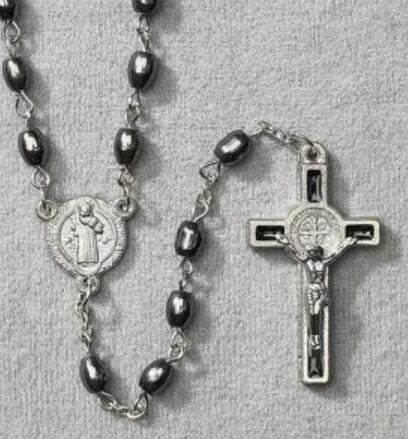 Cross Rosary Pendant Necklace