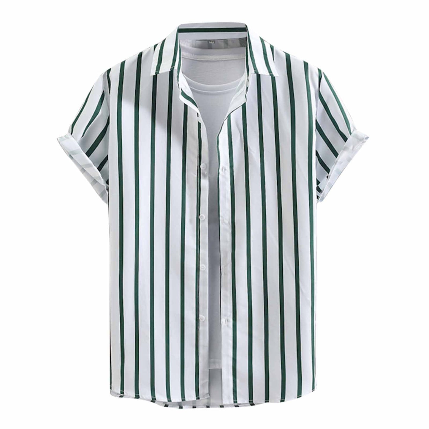 Casual Stripe Print Shirt