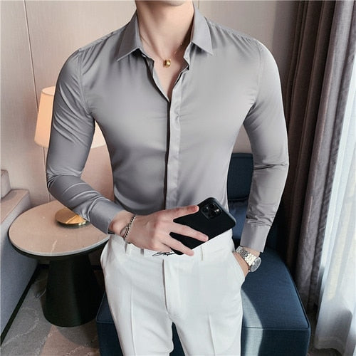 Stretch  Formal Dress Shirts