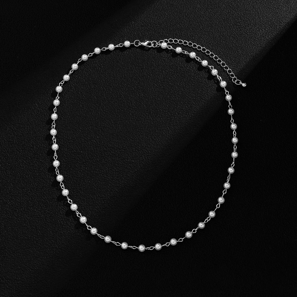Small Pearl Beads Choker Necklace