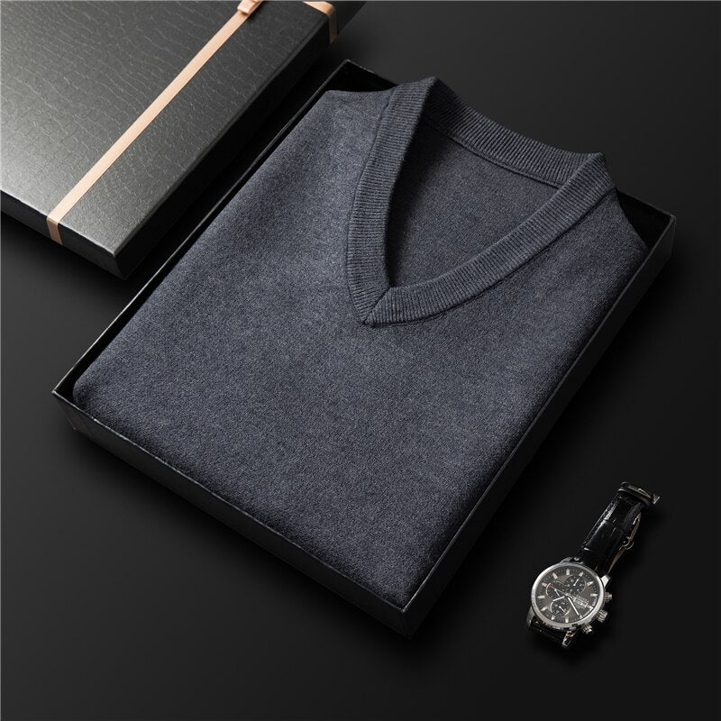 Toxyno Clothing V-Neck Business Armless Sweaters