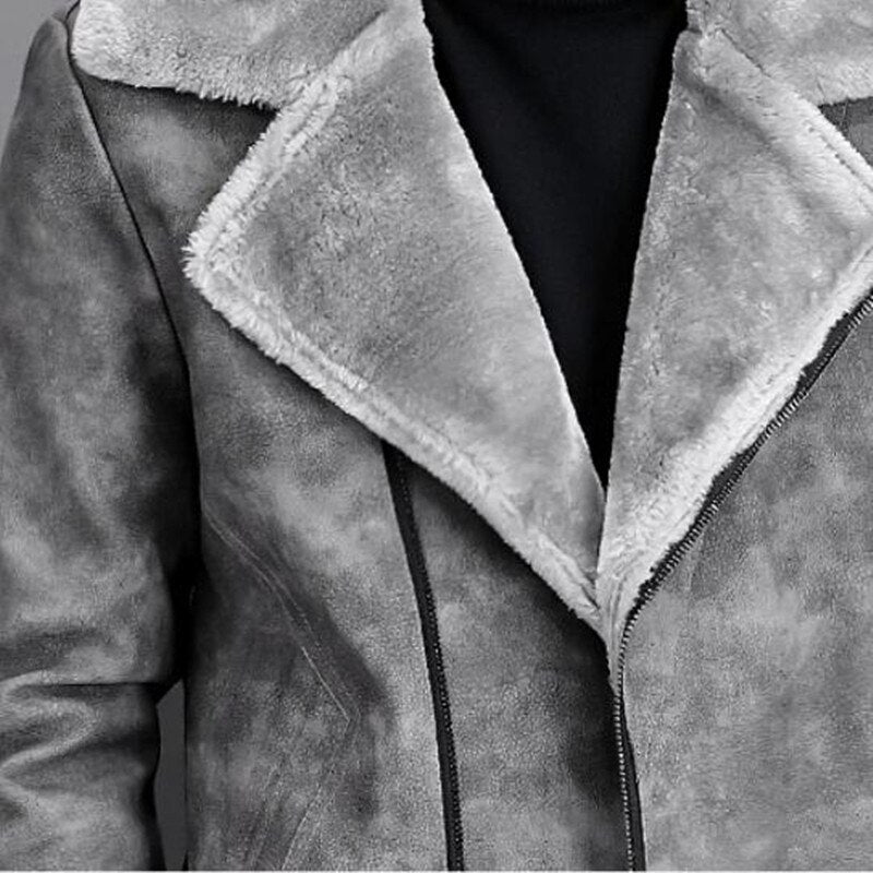 Fashion Faux Collar Windproof Coats
