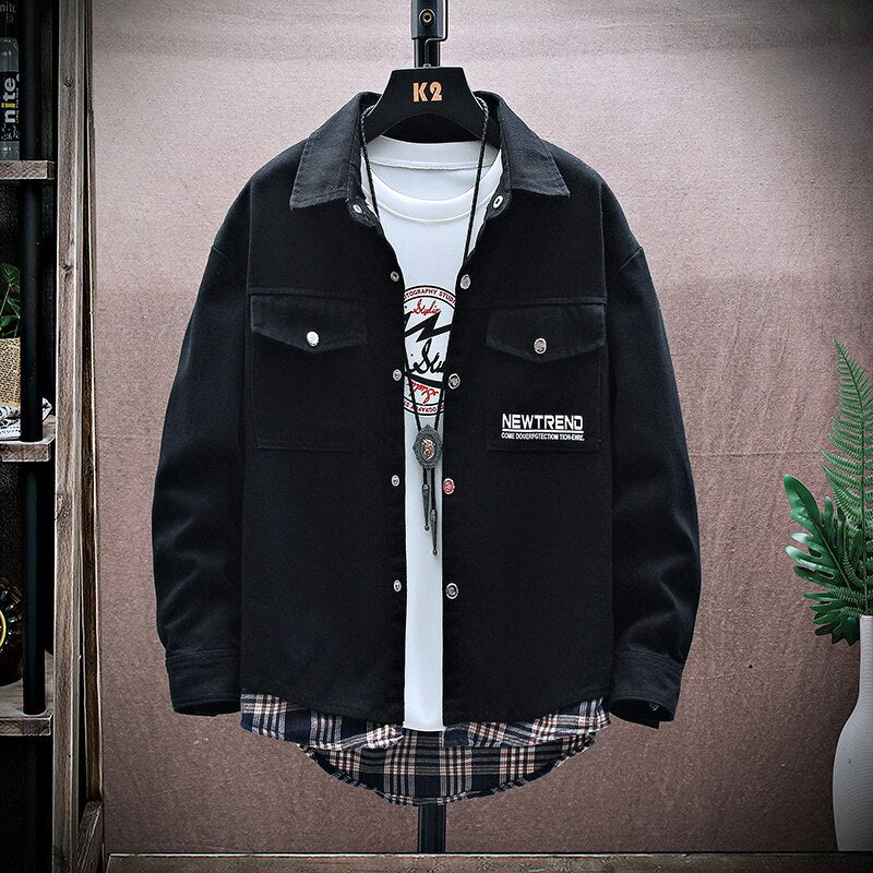 Denim Slim Fit Coat