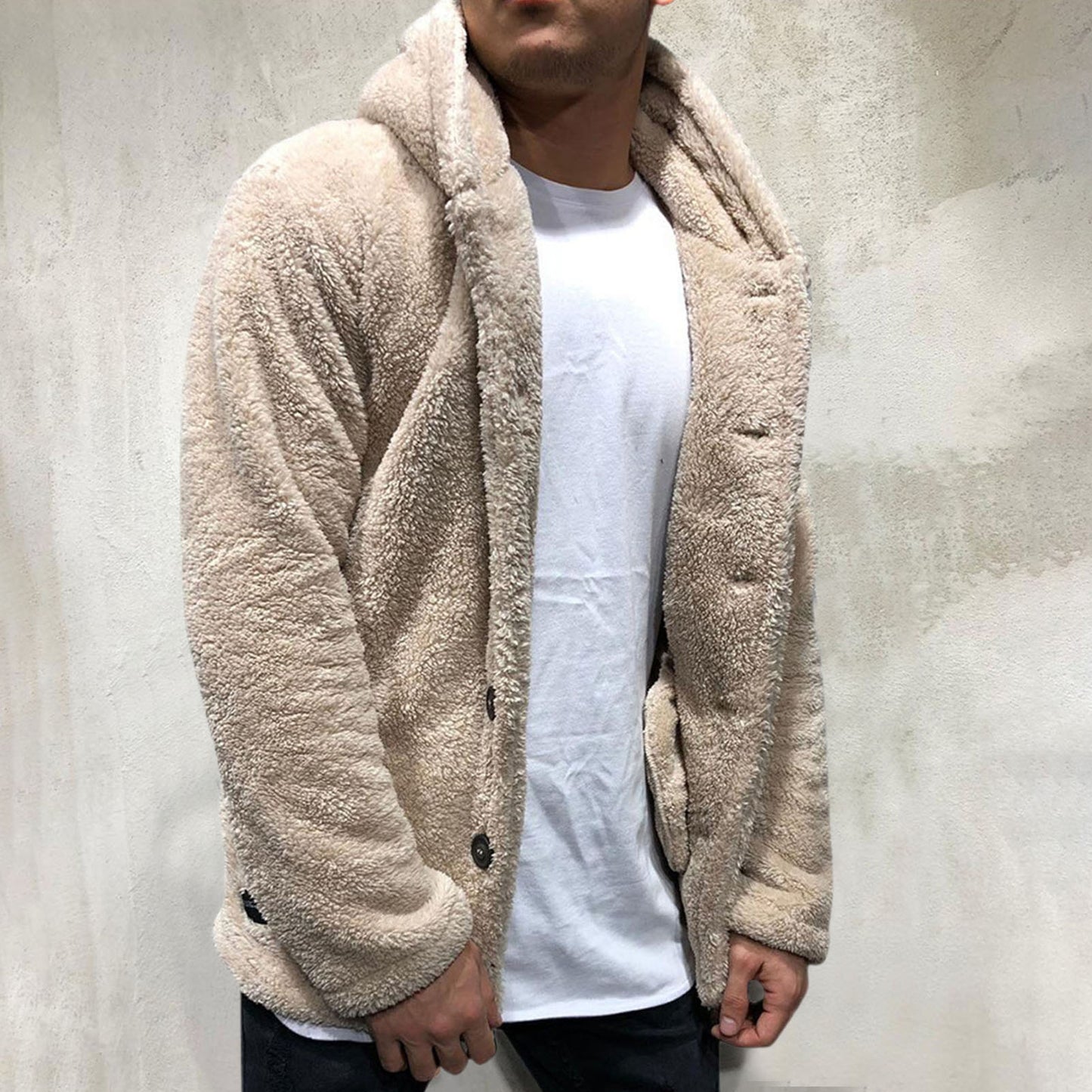 Coat Fluffy Fleece Thick Warm Coat