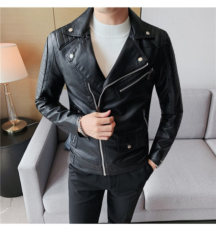 Toxyno CLothing Stylish Leather Coat