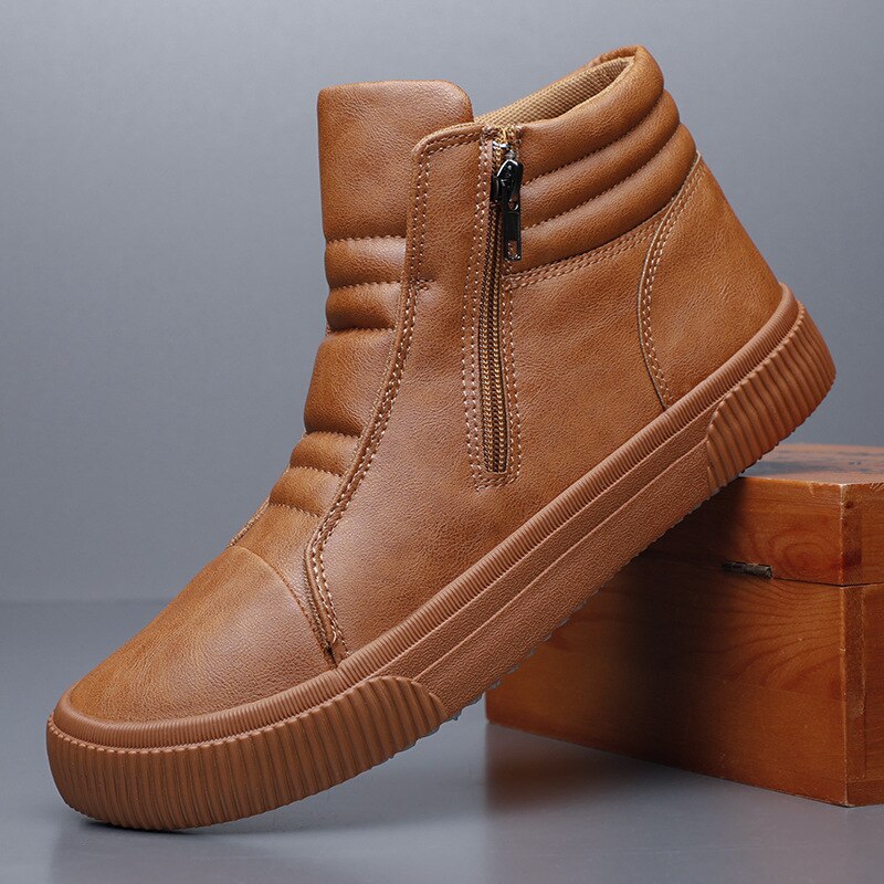Daily Street Leather Boots
