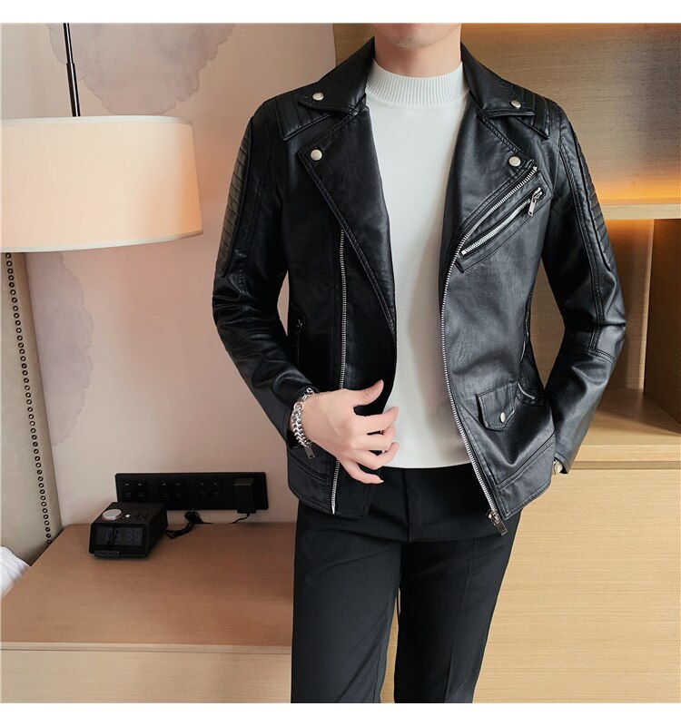 Toxyno CLothing Stylish Leather Coat