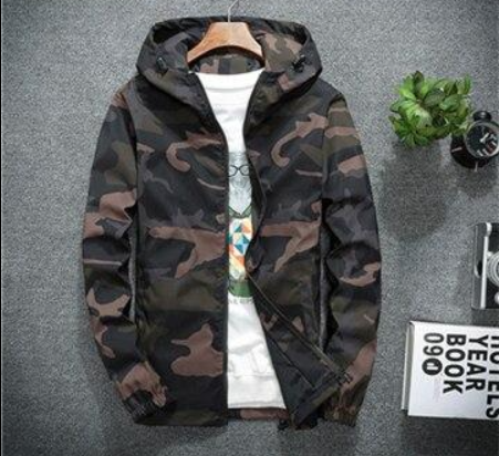 Military Casual Hooded Jacket