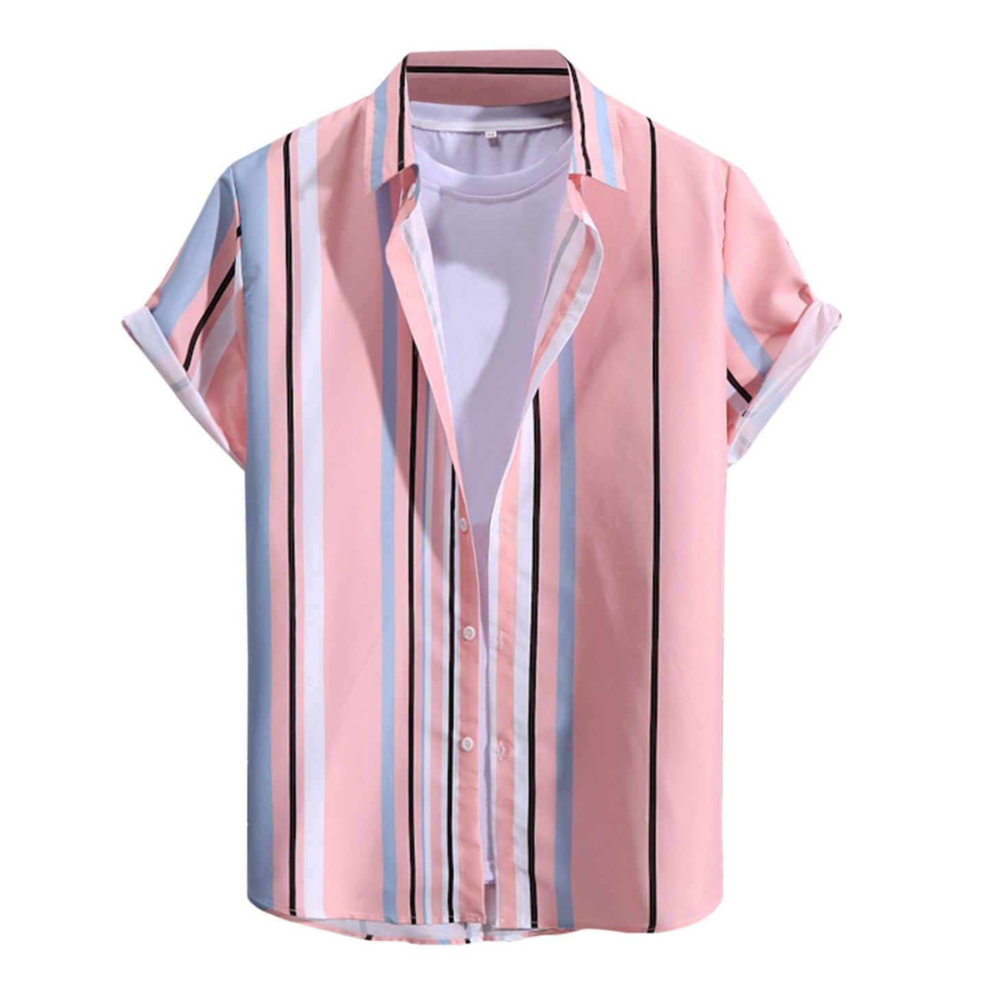 Casual Stripe Print Shirt