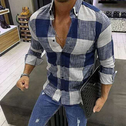 Fashion Plaid Casual Shirt