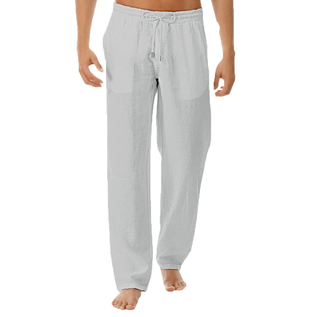 Toxyno Clothing Linen Pants