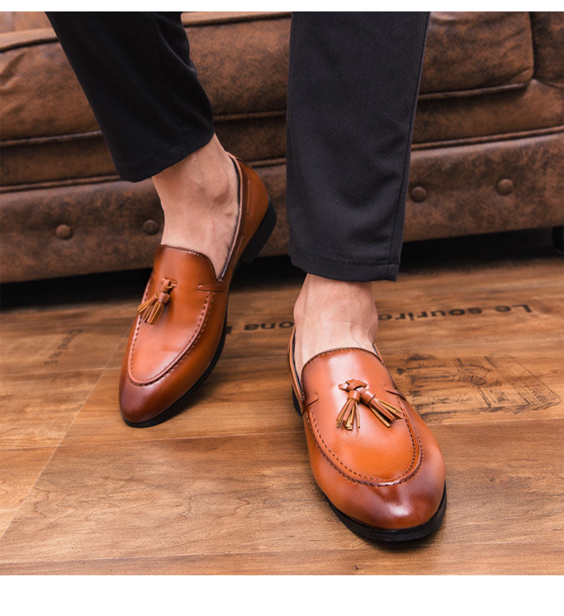 Classic Breathable Leather Loafers Shoes