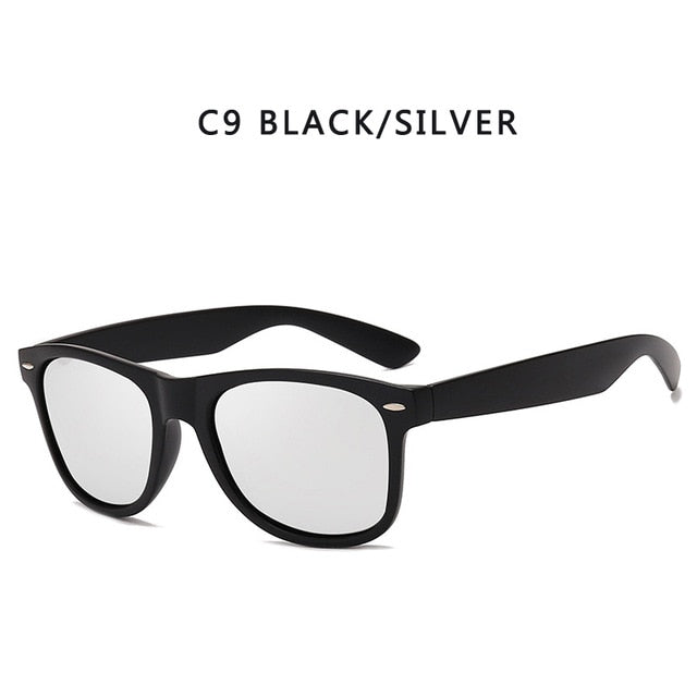 Polarized Men Brand Design Square Sunglasses