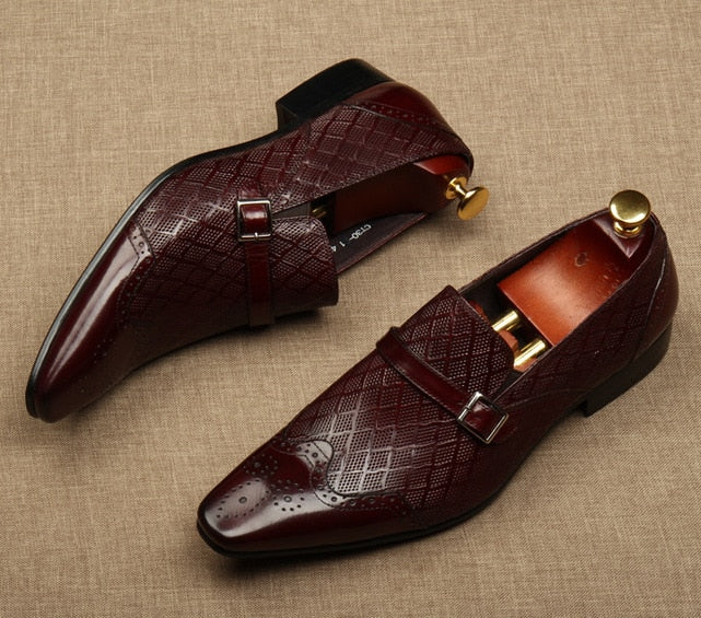 Italy Handmade formal men's Fashion shoes