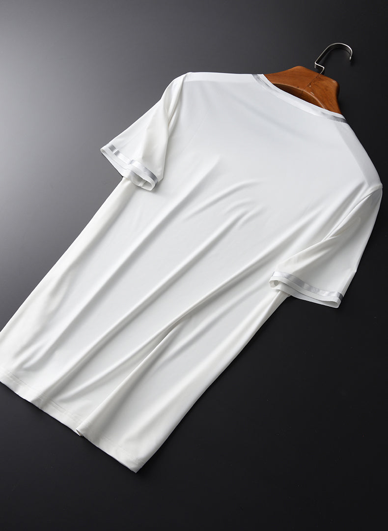 Minglu Slim Fit Soft Silky T-shirt