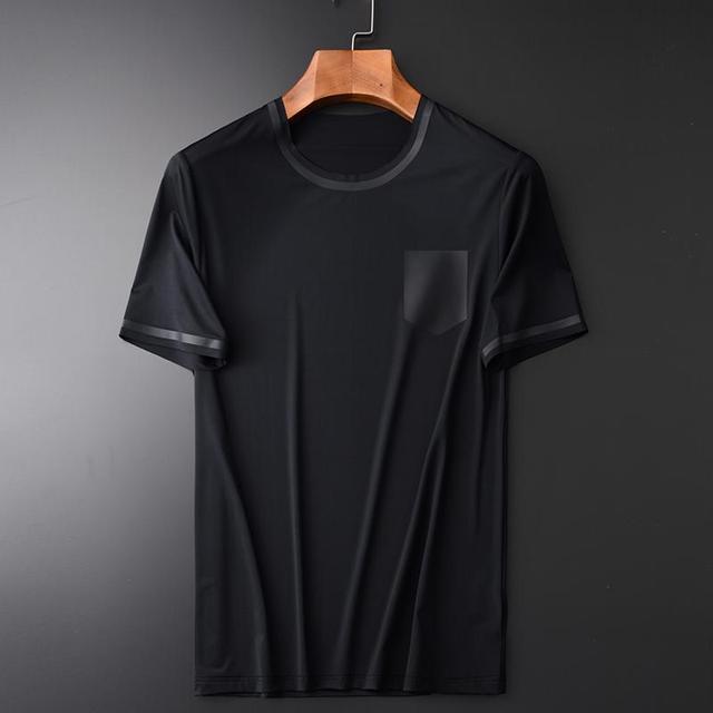 Minglu Slim Fit Soft Silky T-shirt