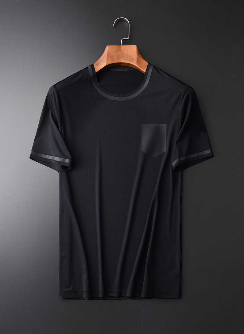 Minglu Slim Fit Soft Silky T-shirt