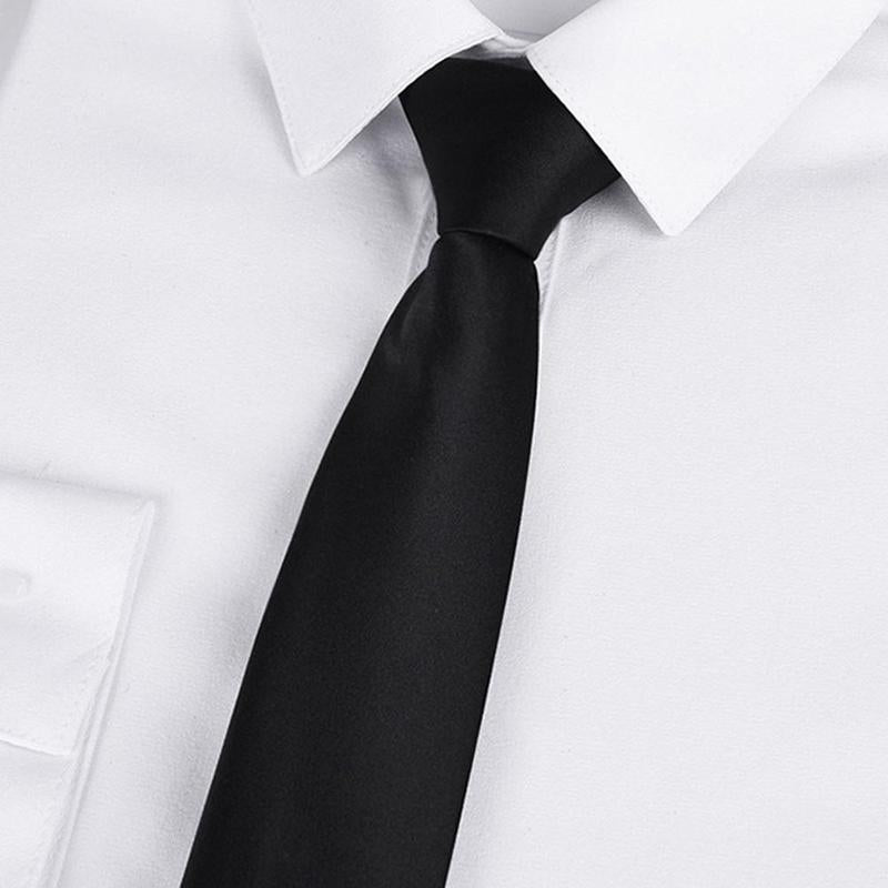 Matte Black Necktie