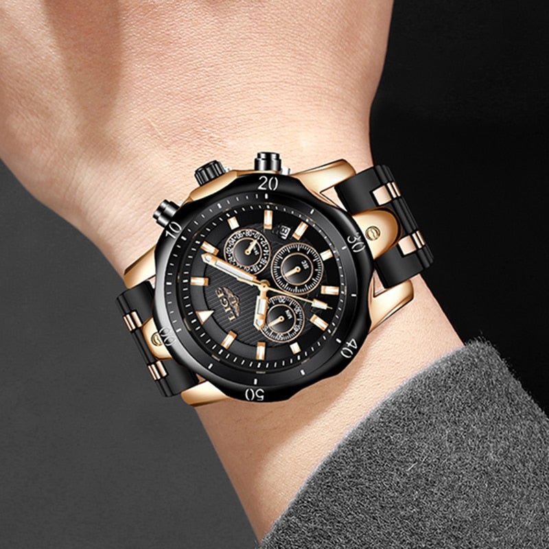 New Fashion Men Top Brand Waterproof Quart Wrist-Watch
