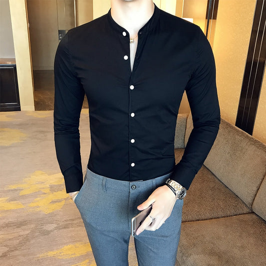 Business Slim High-end Leisure Shirts