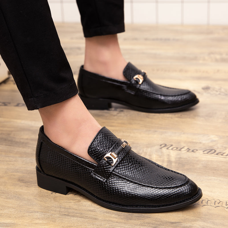 Men's shoe leather breathable fashion shoes
